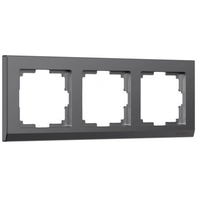 Рамка на 3 поста Stark (графит матовый) Werkel W0031864
