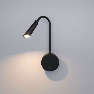 Светильник настенный светодиодный Elektrostandard Stem черный 3000К (40120/LED)