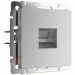 Розетка компьютерная Werkel RJ-45 W1181006 серебро (WL06-RJ-45)