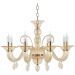 Подвесная люстра Crystal Lux Caetano SP-PL8 Amber Caetano