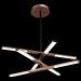 Подвесная люстра Crystal Lux HI-WAY SP8 COFFEE Hi-Way