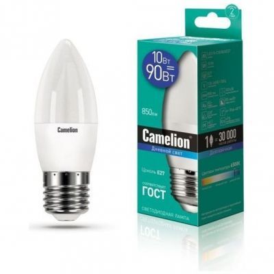Светодиодная лампа Camelion LED10-C35/865/E27