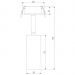 Diffe светильник встраиваемый черный 8W 4200K (25039/LED 25039/LED Elektrostandard