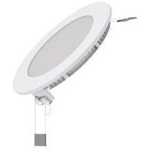 Светодиодный встраиваемый светильник Gauss ультратонкий круглый IP20 6W 4100K