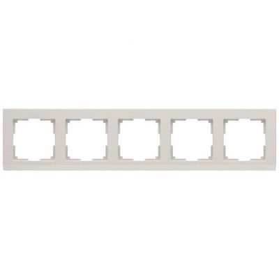 Рамка для розеток 5-местная Werkel W0051803 слоновая кость (WL04-Frame-05-ivory)