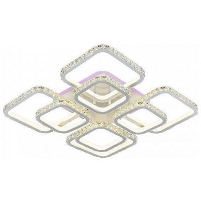 Потолочный светодиодный светильник 8010/4+4 WHT 416W+8W RGB белый Profit Light