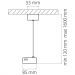 Питание подвесное для трека Lightstar 502199 Barra