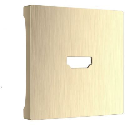 Накладка для розетки HDMI Werkel W1196010 шампань рифленый (WL10-HDMI-CP)