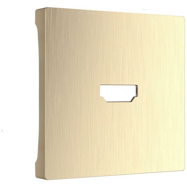 Накладка для розетки HDMI Werkel W1196010 шампань рифленый (WL10-HDMI-CP)