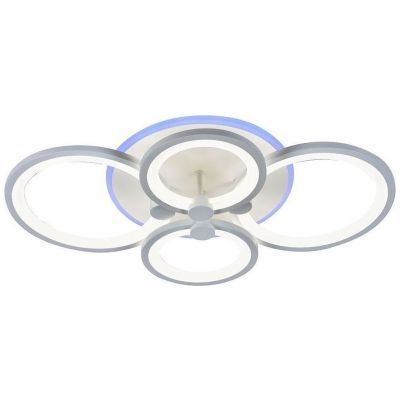 Потолочный светодиодный светильник 8077/4 WHT 100W+8W RGB Profit Light