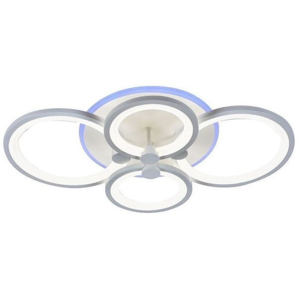 Потолочный светодиодный светильник 8077/4 WHT 100W+8W RGB Profit Light
