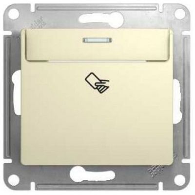 Выключатель карточный SE Glossa Беж , сх.6 GSL000269
