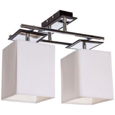 Люстра Еврокаркасы ЭкономСвет 2700/2A BK+CR WT