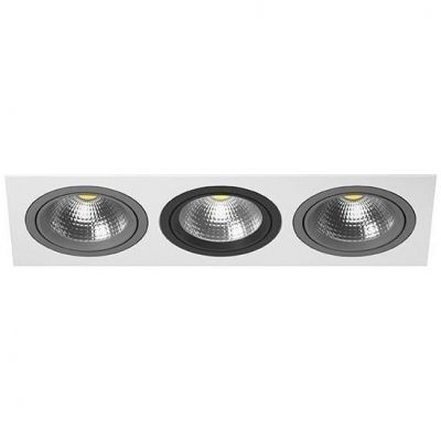 Встраиваемый точечный светильник i836090709 белый/серый/черный Intero 111 Lightstar