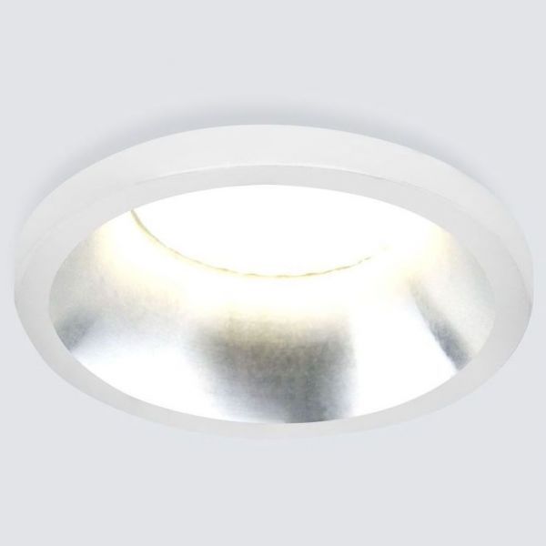 Встраиваемый точечный светодиодный светильник Elektrostandard 15269/LED 3W 4200K белый/сатин никель