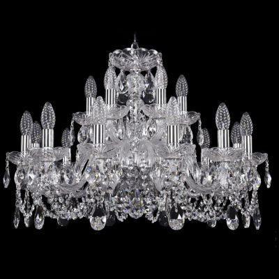 Люстра Bohemia Ivele Crystal 1402/12+6/240/Ni