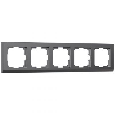 Рамка на 5 постов Stark (графит матовый) Werkel W0051864