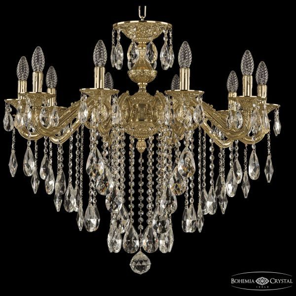 Люстра бронзовая 71202/10/250 B G Bohemia Ivele Crystal
