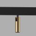 Slim Magnetic Умный трековый светильник 7W 2700-6500K Dim Cubo (латунь) Elektrostandard
