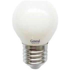 Светодиодная лампа GENERAL GLDEN-G45S-M-7-230-E27-2700