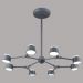 Подвесная люстра Crystal Lux MADRID SP8 GRAY Madrid