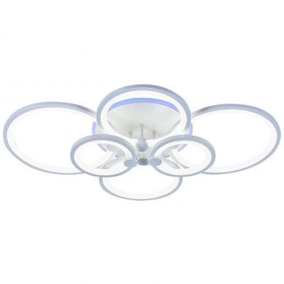 Потолочный светодиодный светильник 8077/6 WHT 168W+8W RGB Profit Light