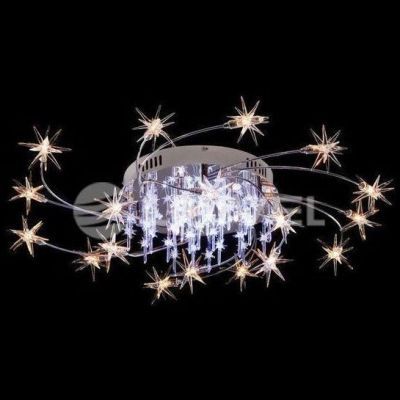 Люстра LV 8283/21 Хром G4 12V*20W пульт/LED белый