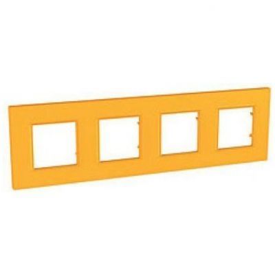 Рамка 4-ая SE Unica Quadro Оранж MGU4.708.29