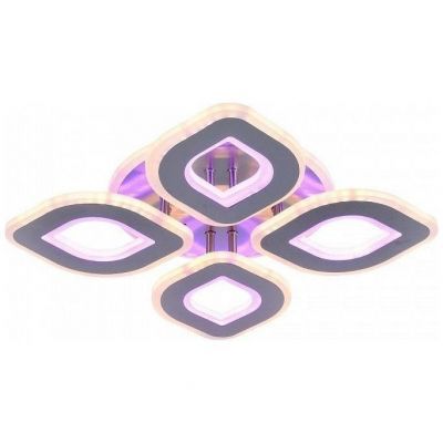 Светодиодная люстра Profit Light 8006/4 NKL (BL+YL)