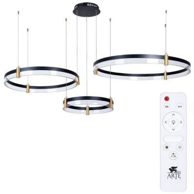 Подвесной светодиодный светильник Arte Lamp A2185SP-3BK