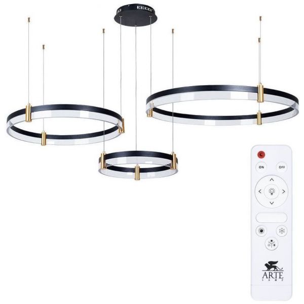 Подвесной светодиодный светильник Arte Lamp A2185SP-3BK