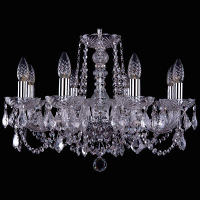Люстра Bohemia Ivele Crystal 1402/8/195/Ni/Leafs