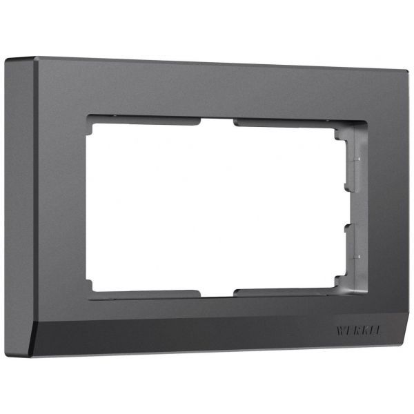 Рамка для двойной розетки Stark (графит матовый) Werkel W0081864