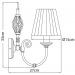 Бра Arte Lamp A8390AP-1AB