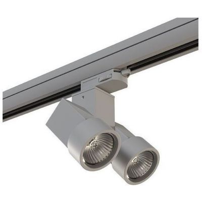 Трековый трехфазный светильник A3T051030 серый Illumo X2 Lightstar