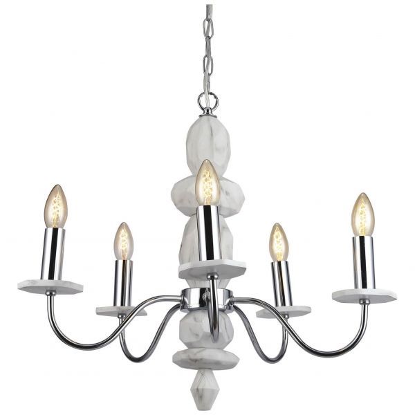 Люстра Arte Lamp A6062LM-5WH