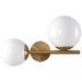 Бра Crystal Lux FELIZ AP2 BRONZE/WHITE Feliz