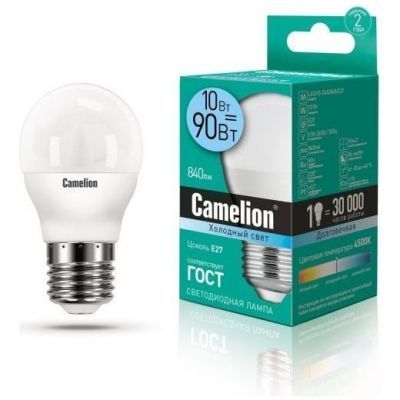 Светодиодная лампа Camelion LED10-G45/845/E27