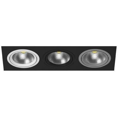Встраиваемый точечный светильник i837060709 черный/белый/серый Intero 111 Lightstar