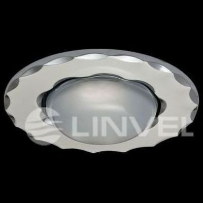 Светильник встраиваемый Linvel 305I РS/N R-50 жемч.серебро/никель
