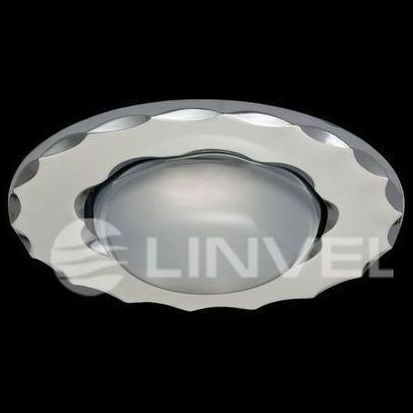 Светильник встраиваемый Linvel 305I РS/N R-50 жемч.серебро/никель