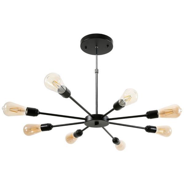 Потолочный светильник ЭкономСвет 80008/8BK