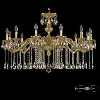 Люстра бронзовая 71202/12/360 A G Bohemia Ivele Crystal