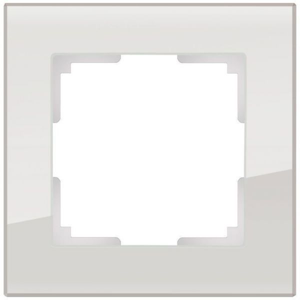 Рамка 1-местная Werkel W0011117 дымчатое стекло (WL01-Frame-01)
