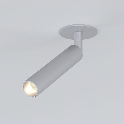 Diffe светильник встраиваемый серебряный 5W 4200K 25027/LED Elektrostandard