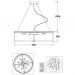 Подвесная люстра Arte Lamp Galatea A1222SP-8CC