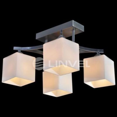 Люстра Linvel LV 8414/4 Гайва E14 60 W сатин