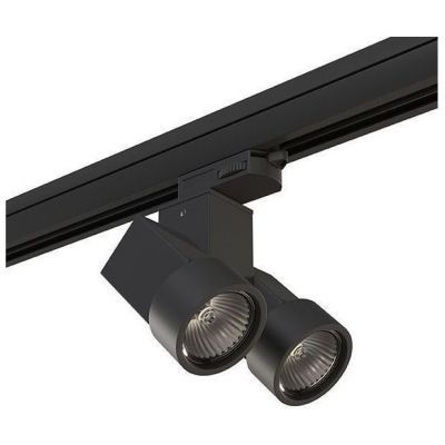Трековый трехфазный светильник A3T051037 черный Illumo X2 Lightstar