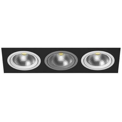 Встраиваемый точечный светильник i837060906 черный/белый/серый Intero 111 Lightstar