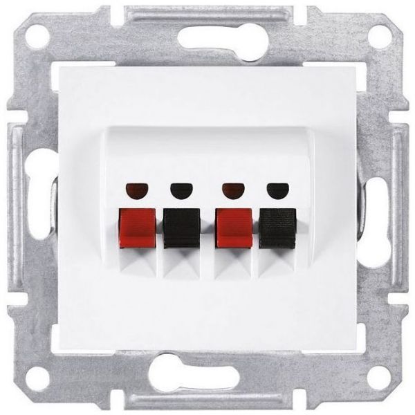 Аудиорозетка 2-я Schneider Electric Sedna Белый